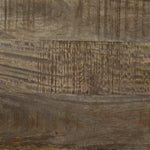 Világosszürke tömör mangófa TV-szekrény 105x33,5x46 cm 10