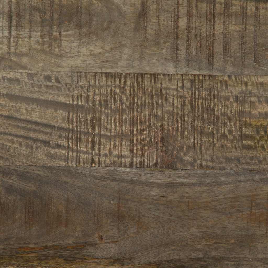 Világosszürke tömör mangófa TV-szekrény 105x33,5x46 cm 10