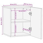 Bathroom Hanging Cabinet 38x33,5x48 cm 10