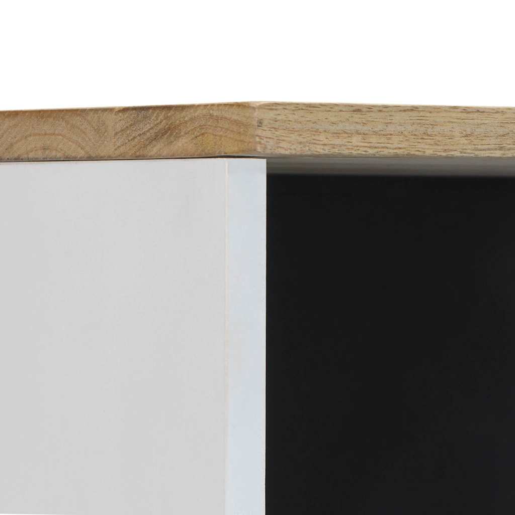 Tömör mangófa fürdőszobaszekrény 38 x 33,5 x 160 cm 7