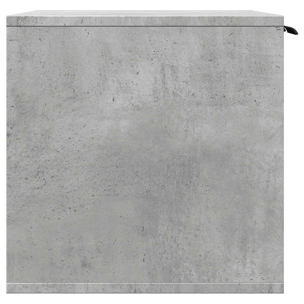 Betonszürke szerelt fa macskaalomdoboz 60 x 40 x 40 cm 6