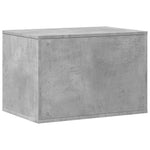Betonszürke szerelt fa macskaalomdoboz 60 x 40 x 40 cm 7