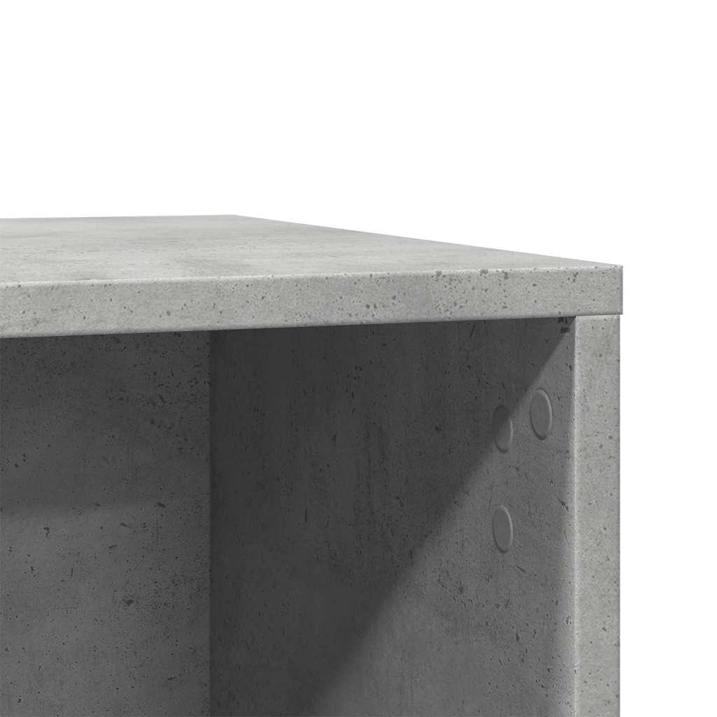 Betonszürke szerelt fa macskaalomdoboz 60 x 40 x 40 cm 9