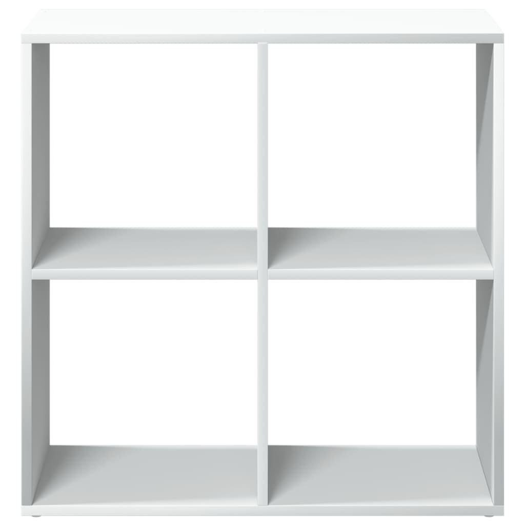 Fehér szobaparaván, könyvespolc, 69,5 x 29 x 69,5 cm, rétegelt fából 5