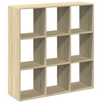 Sonoma tölgy szerelt fa elválasztó könyvespolc 102x29x103,5 cm 2