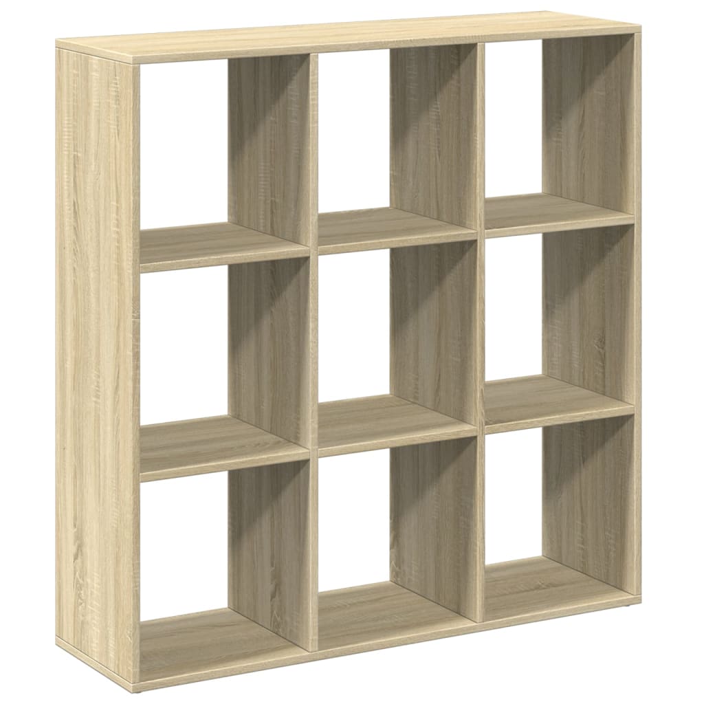 Sonoma tölgy szerelt fa elválasztó könyvespolc 102x29x103,5 cm 2