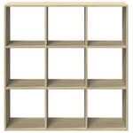 Sonoma tölgy szerelt fa elválasztó könyvespolc 102x29x103,5 cm 5