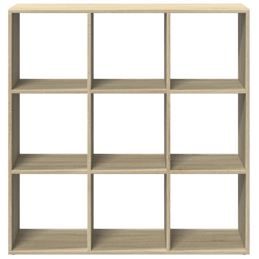 Sonoma tölgy szerelt fa elválasztó könyvespolc 102x29x103,5 cm 5