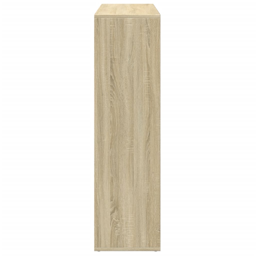 Sonoma tölgy szerelt fa elválasztó könyvespolc 102x29x103,5 cm 7