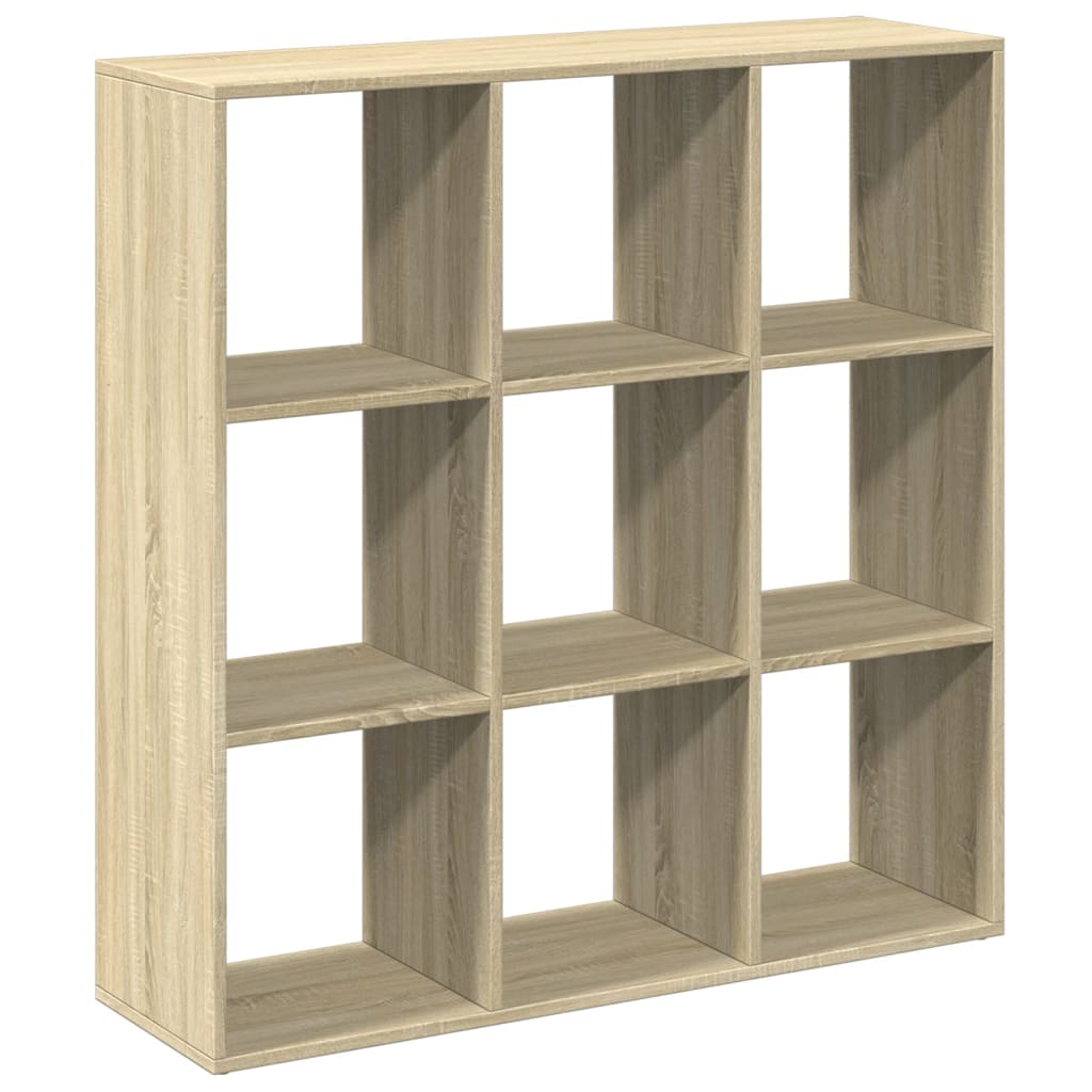 Sonoma tölgy szerelt fa elválasztó könyvespolc 102x29x103,5 cm 6