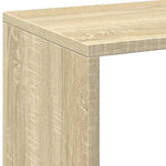 Sonoma tölgy szerelt fa elválasztó könyvespolc 102x29x103,5 cm 8