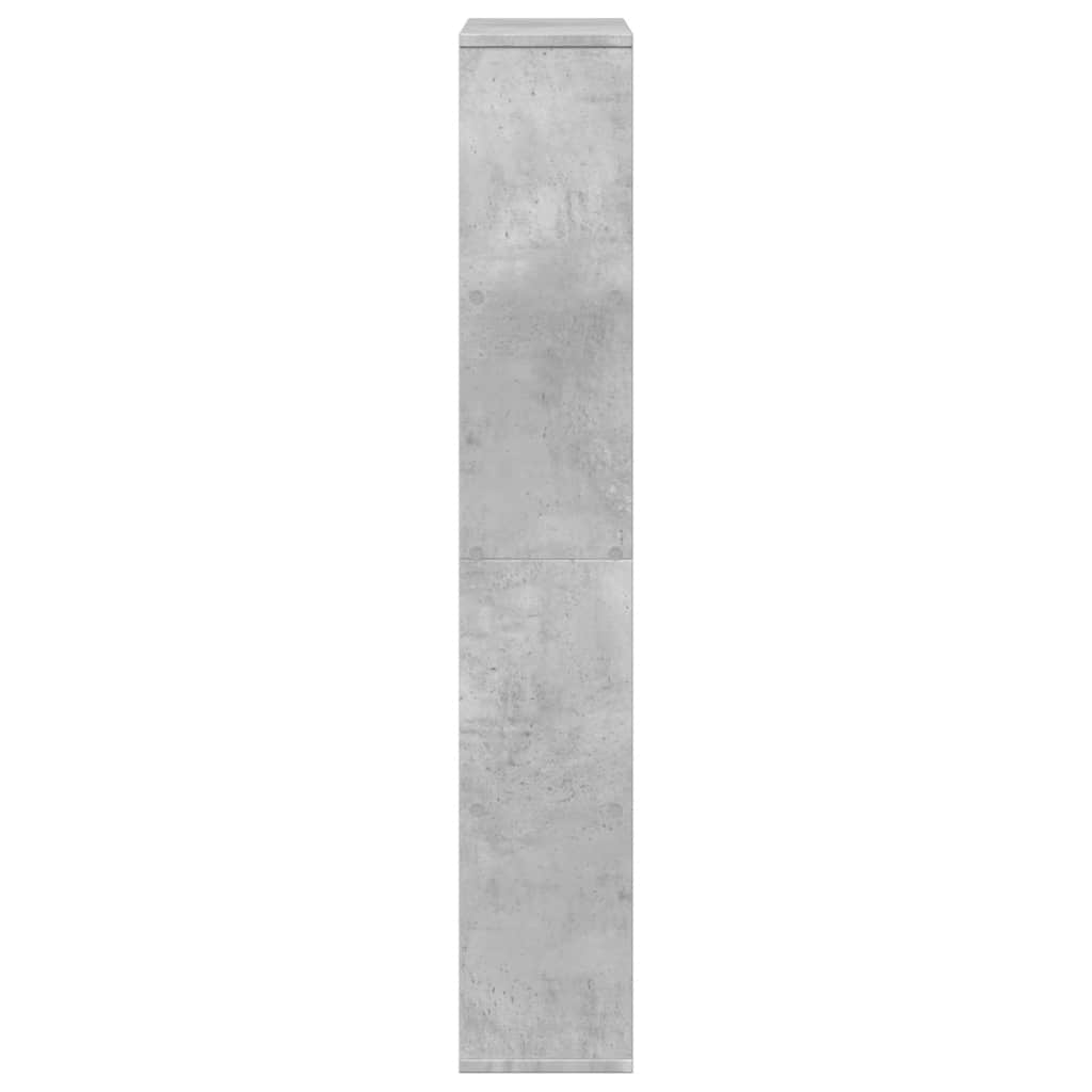 Betonszürke szerelt fa könyvespolc 60 x 20 x 120,5 cm 7