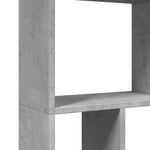 Betonszürke szerelt fa könyvespolc 60 x 20 x 120,5 cm 8