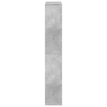 Betonszürke szerelt fa könyvespolc 72 x 20 x 120,5 cm 7