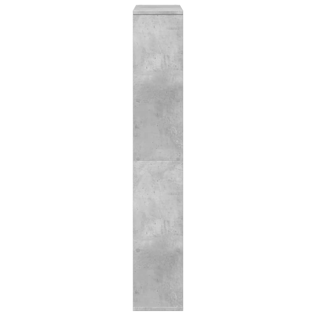 Betonszürke szerelt fa könyvespolc 72 x 20 x 120,5 cm 7