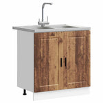 Mosogatószekrény Porto 2 db Barna 80 x 46 x 81,5 cm Szerelt Fa 3
