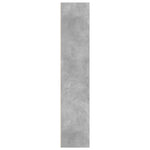 Betonszürke szerelt fa könyvespolc 60 x 30 x 152 cm 6