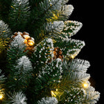 Műkarácsonyfa 300 LED-del 210 cm 8