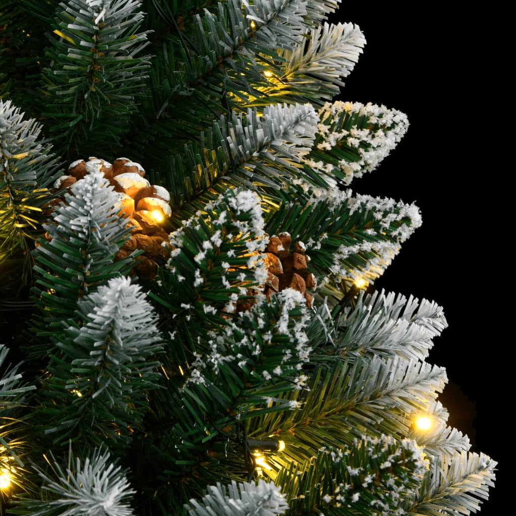 Műkarácsonyfa 300 LED-del 210 cm 8