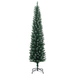 Vékony műkarácsonyfa 150 LED-del 120 cm 3