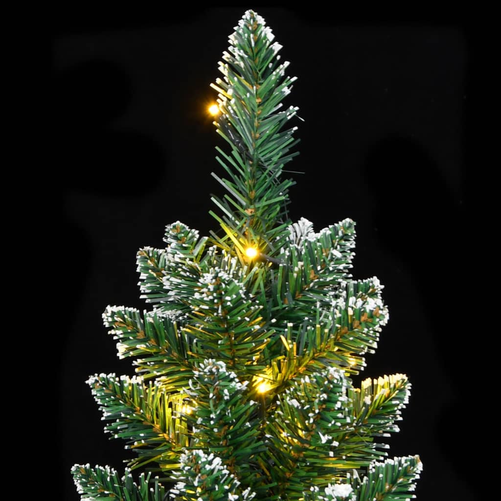 Vékony műkarácsonyfa 150 LED-del 120 cm 7