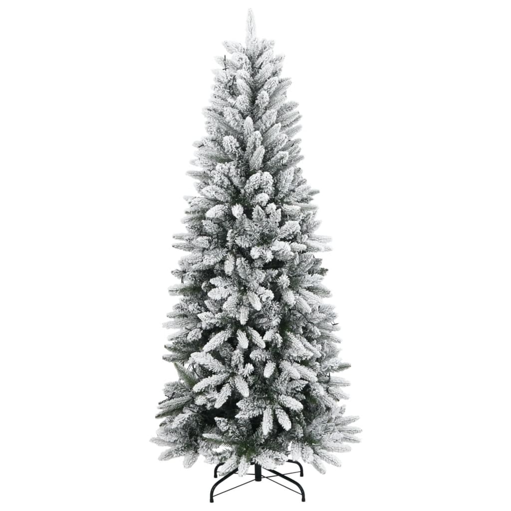 Műkarácsonyfa 150 LED-del és hóval 150 cm 3