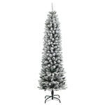 Műkarácsonyfa 300 LED-del és pelyhes hóval 180 cm 3