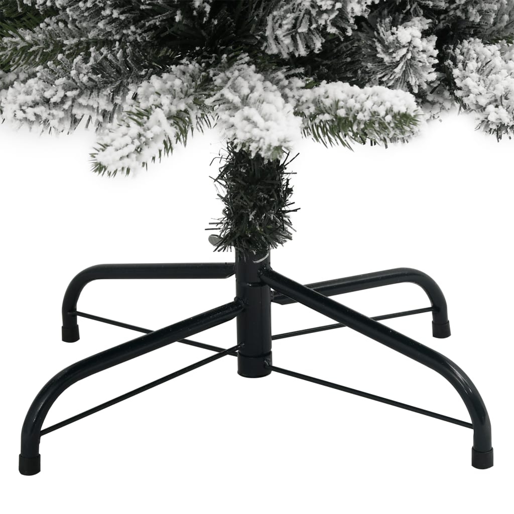 Műkarácsonyfa 300 LED-del és pelyhes hóval 180 cm 8