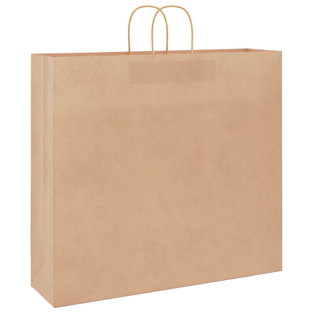 250 db barna papírzacskók fogantyúkkal 54x15x49 cm 3