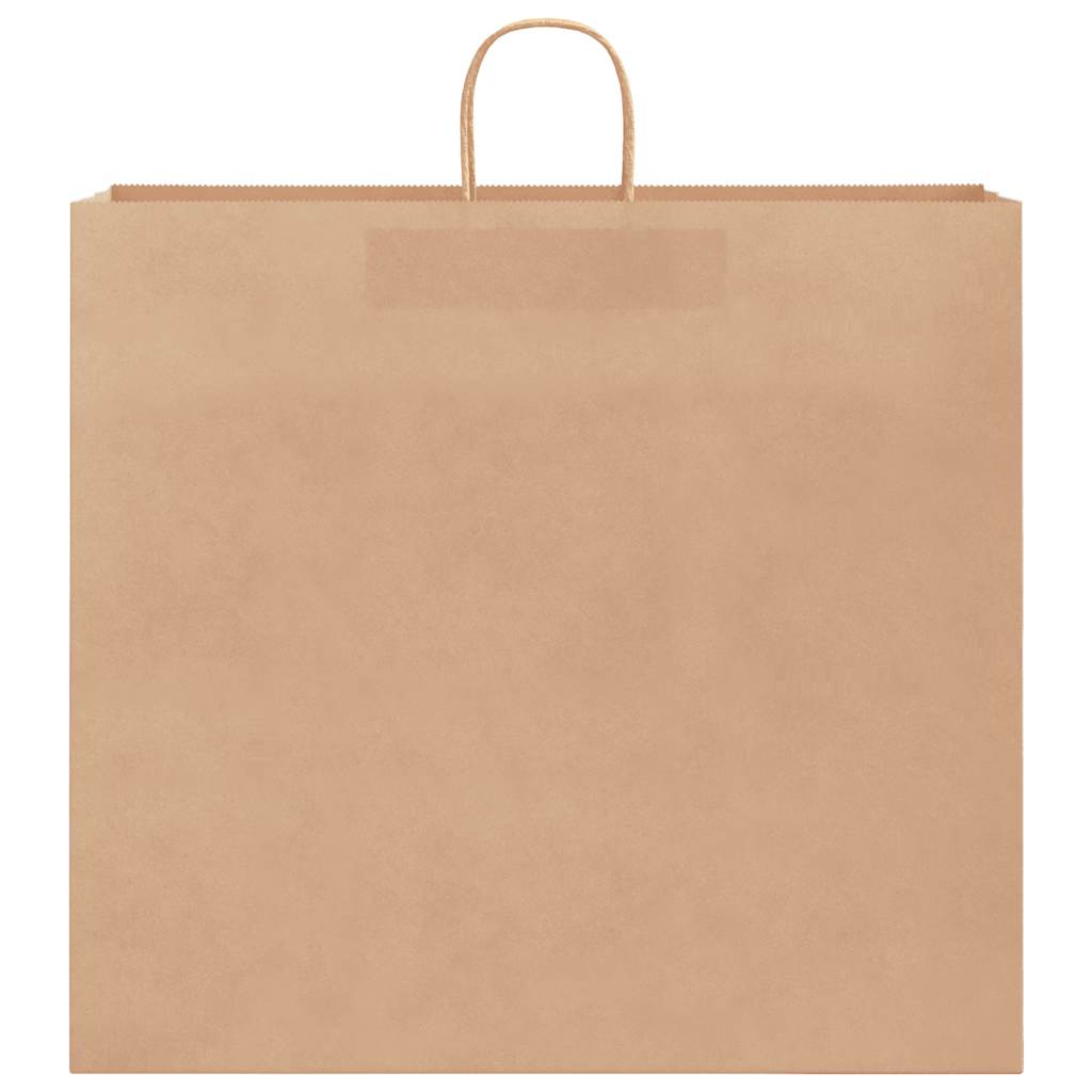 250 db barna papírzacskók fogantyúkkal 54x15x49 cm 5