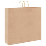 250 db barna papírzacskók fogantyúkkal 54x15x49 cm 7