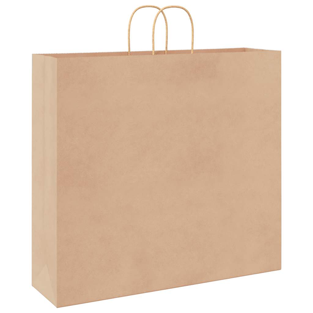 250 db barna papírzacskók fogantyúkkal 54x15x49 cm 7