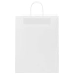 250 db fehér papírzacskók fogantyúkkal 32x12x42 cm 5