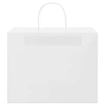 250 db fehér papírzacskók fogantyúkkal 32x22x24 cm 5