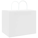 250 db fehér papírzacskók fogantyúkkal 32x22x24 cm 6