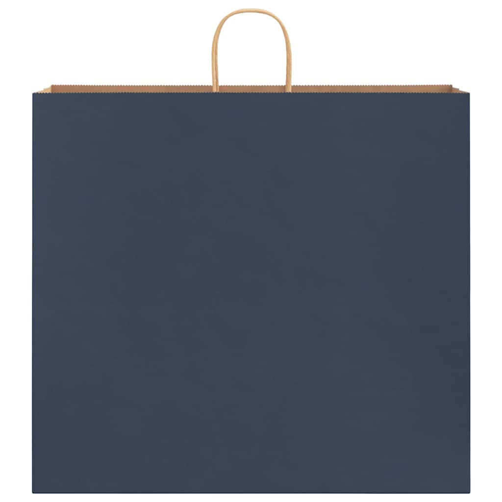 250 db kék papírzacskók fogantyúkkal 54x15x49 cm 5
