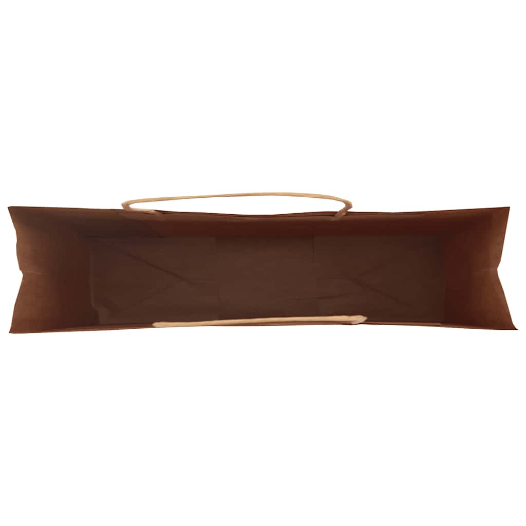 250 db kék papírzacskók fogantyúkkal 54x15x49 cm 8