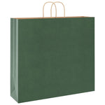250 db zöld papírzacskók fogantyúkkal 54x15x49 cm 3