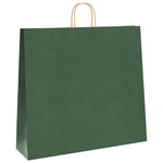 250 db zöld papírzacskók fogantyúkkal 54x15x49 cm 4