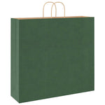 250 db zöld papírzacskók fogantyúkkal 54x15x49 cm 7