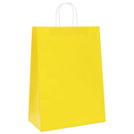 250 db sárga papírzacskók fogantyúkkal 32x17x44 cm 3