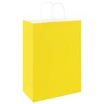 250 db sárga papírzacskók fogantyúkkal 32x17x44 cm 7