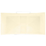 250 db sárga papírzacskók fogantyúkkal 32x17x44 cm 8