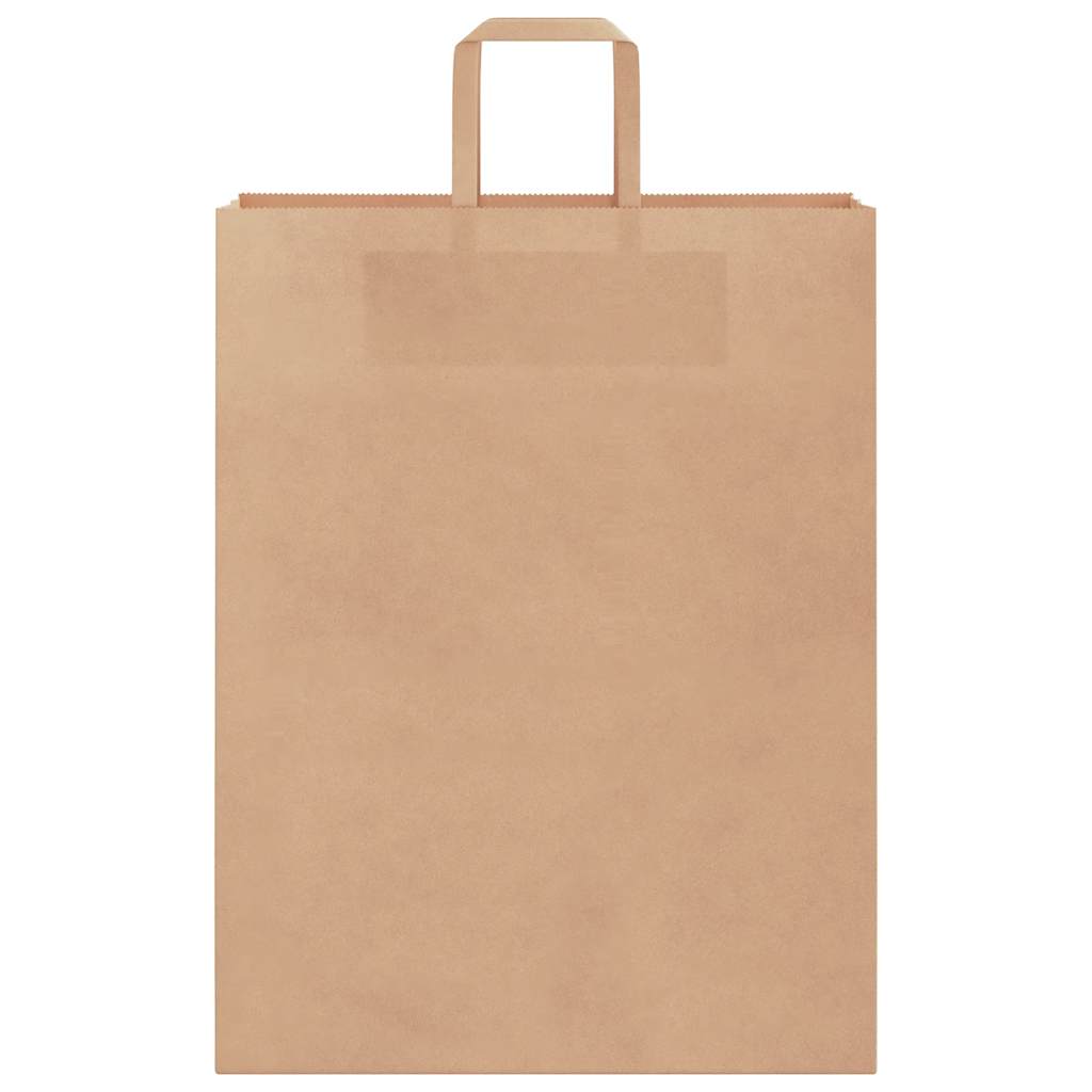 50 db barna papírzacskók fogantyúkkal 32x12x42 cm 5