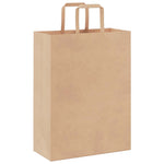 250 db barna papírzacskók fogantyúkkal 26x12x35 cm 7