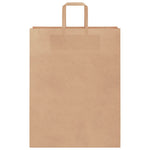 250 db barna papírzacskók fogantyúkkal 32x12x42 cm 5