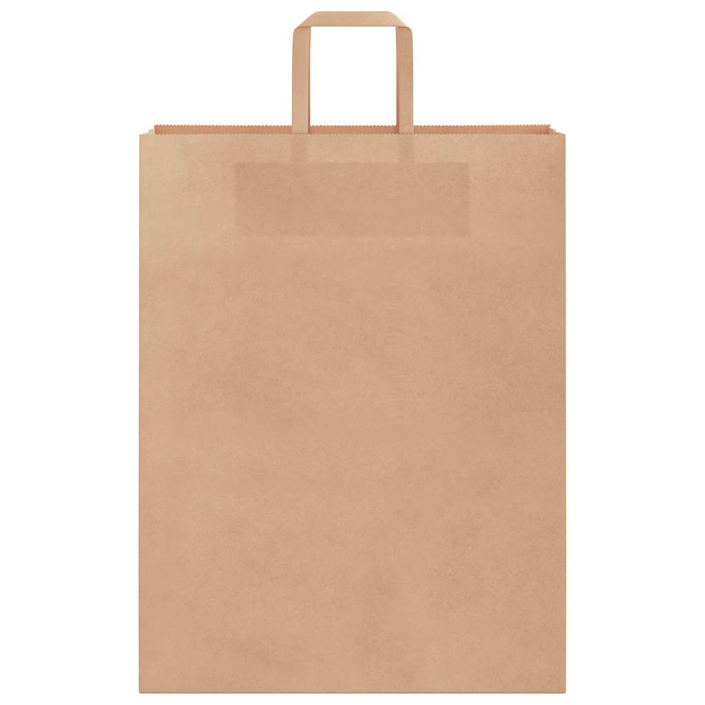 250 db barna papírzacskók fogantyúkkal 32x12x42 cm 5