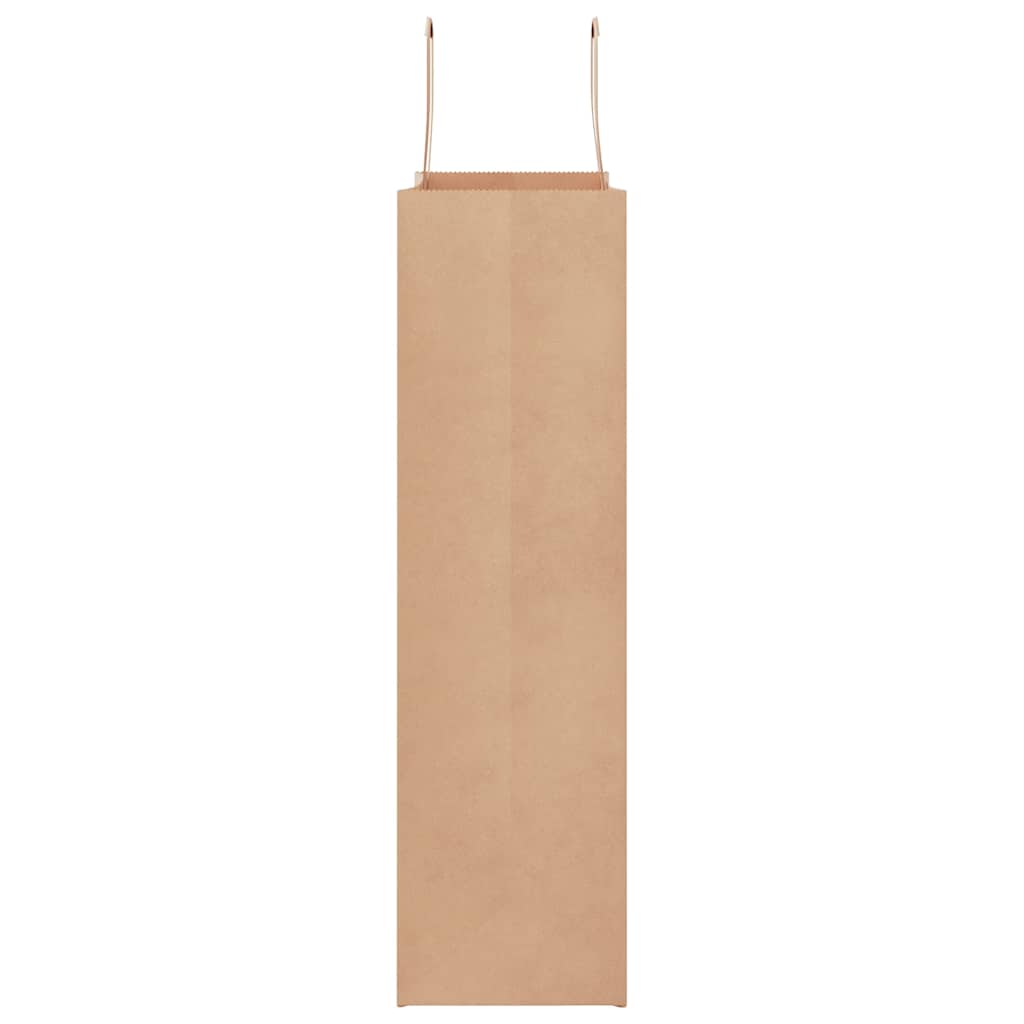 250 db barna papírzacskók fogantyúkkal 32x12x42 cm 6