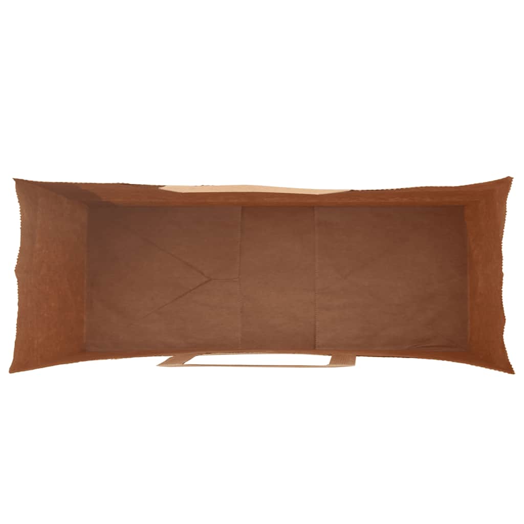 250 db barna papírzacskók fogantyúkkal 45x17x48 cm 8