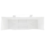 250 db fehér papírzacskók fogantyúkkal 54x15x49 cm 8